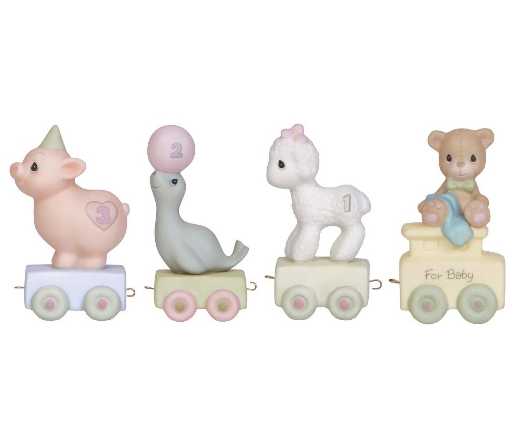 00-03 Bundle of Birthday Train Set of 4 -  Ages baby - 3  - Country N More Gifts