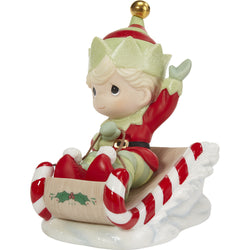 Christmas Is Coming, Enjoy The Ride Annual Elf Figurine  - Country N More Gifts