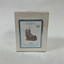 Baby's First Christmas Dated 2015 Boy Ornament - BOX DAMAGE  - Country N More Gifts
