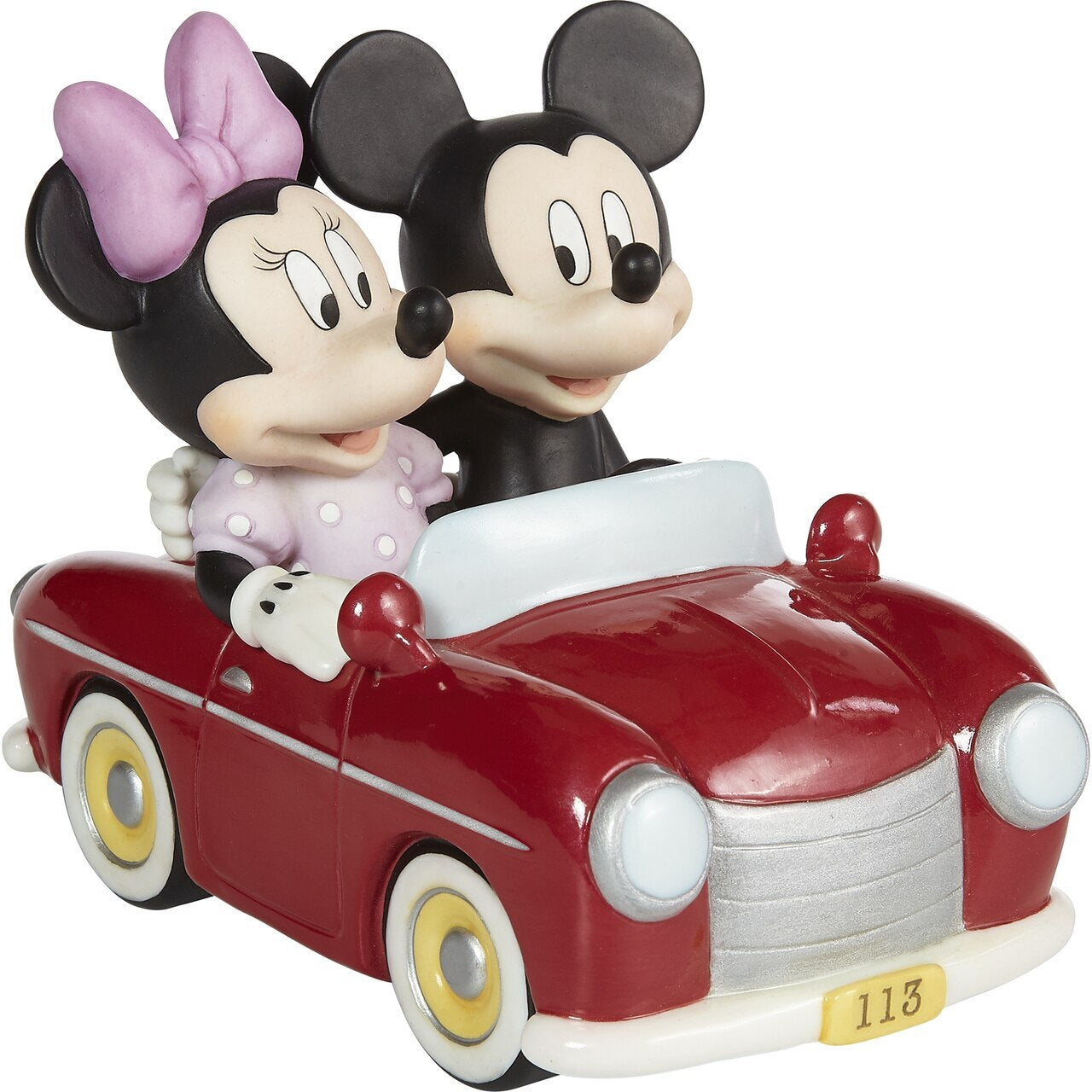 Disney You Sped Away With My Heart Mickey Mouse and Minnie Mouse Figurine  - Country N More Gifts