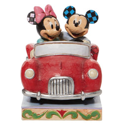 Minnie and Mickey in Car  - Country N More Gifts