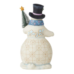 Snowman Bottle Brush Tree  - Country N More Gifts