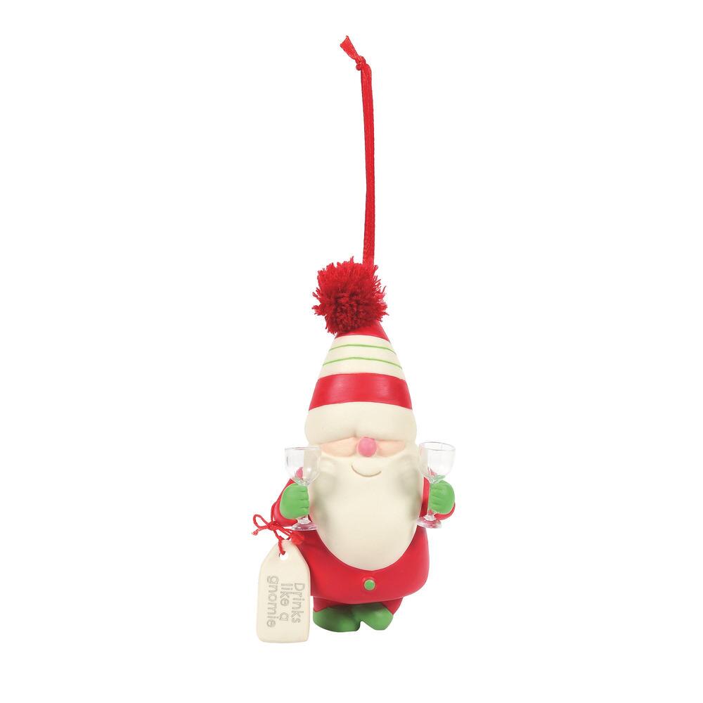 Drinks Like a Gnome Ornament  - Country N More Gifts