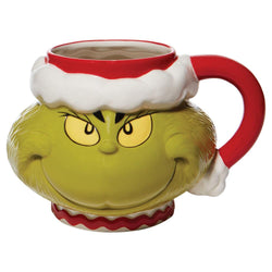 Santa Grinch Sculpted Mug  - Country N More Gifts