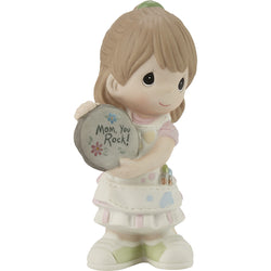 Mom You Rock! Figurine - Brunette Girl  - Country N More Gifts