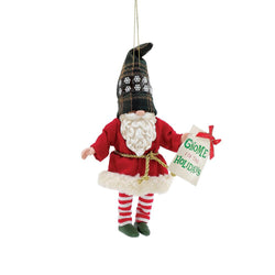 Gnome Holidays Orn  - Country N More Gifts