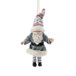 Gnome Grey Coat Orn  - Country N More Gifts